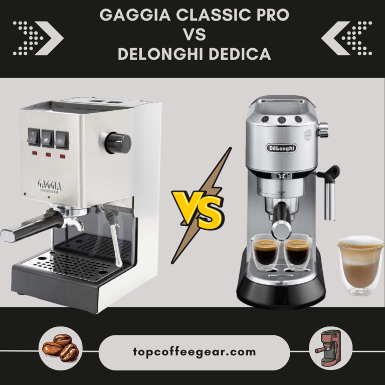 Gaggia Classic Pro vs Delonghi Dedica