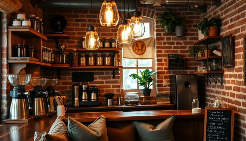 rustic coffee bar designs