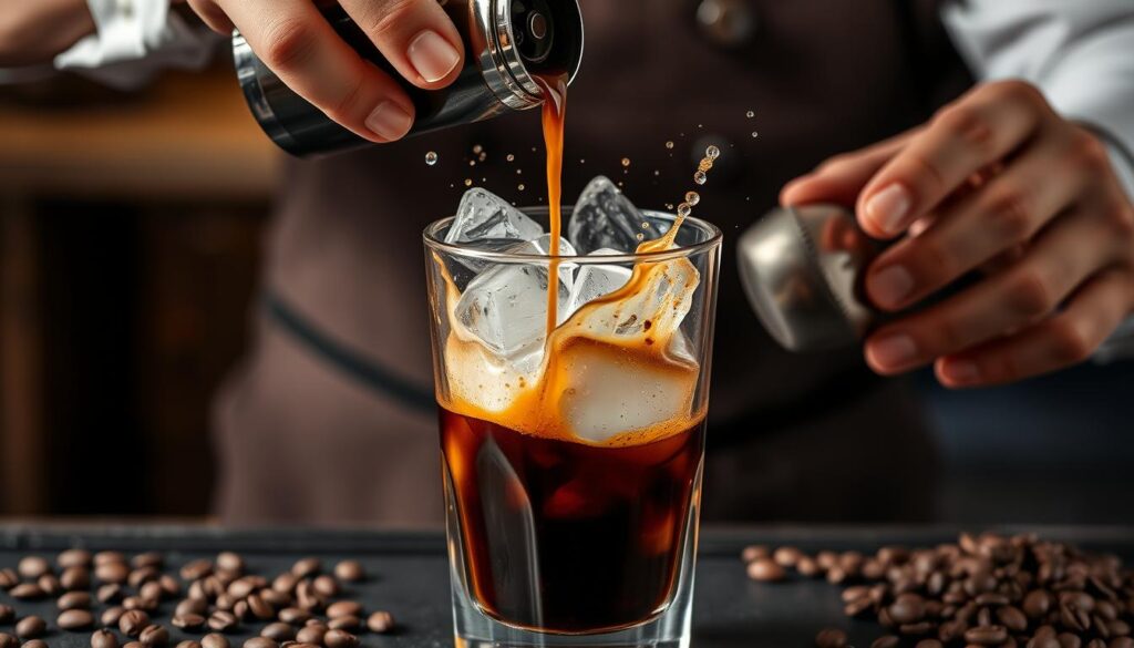 shaken espresso technique