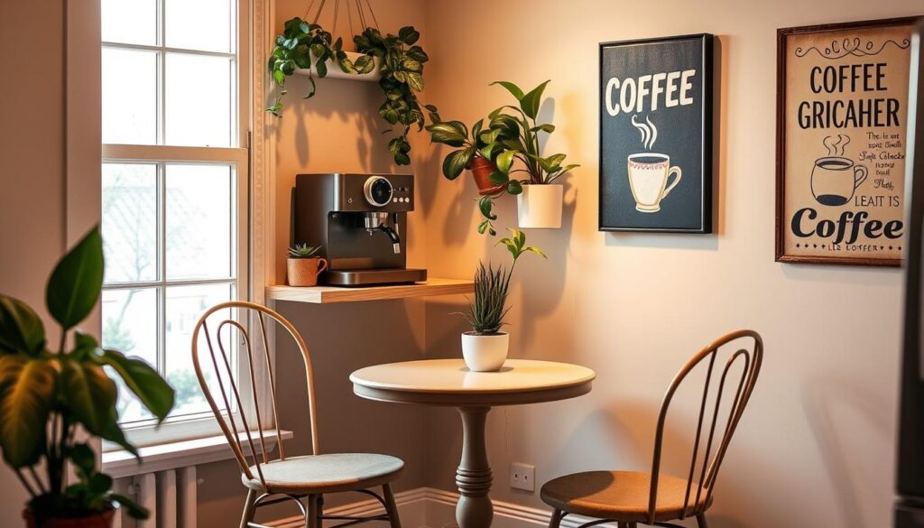 small space coffee nooks