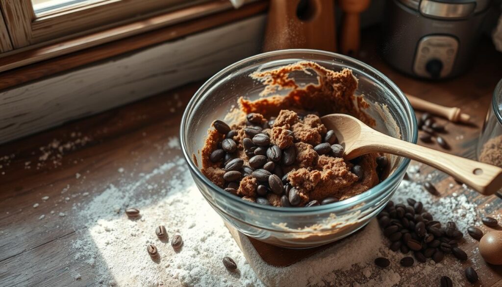 cookie dough preparation